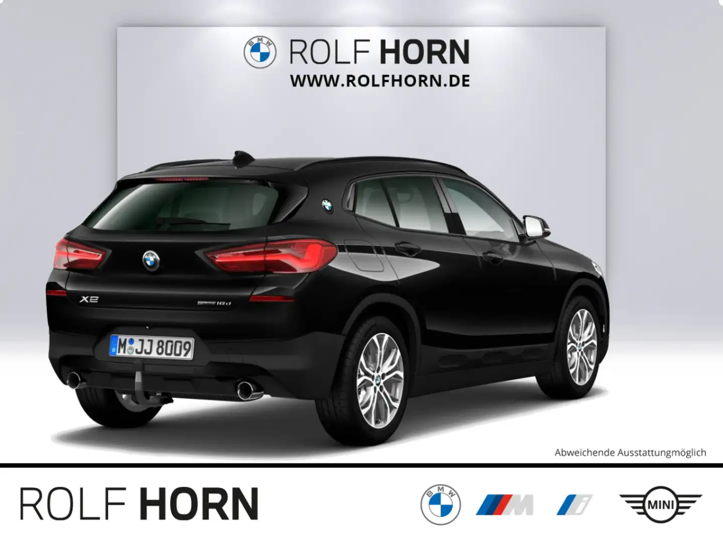 BMW X2 sDrive18d Advantage Plus AHK HiFi RfKam. Navi Schwarz - 2