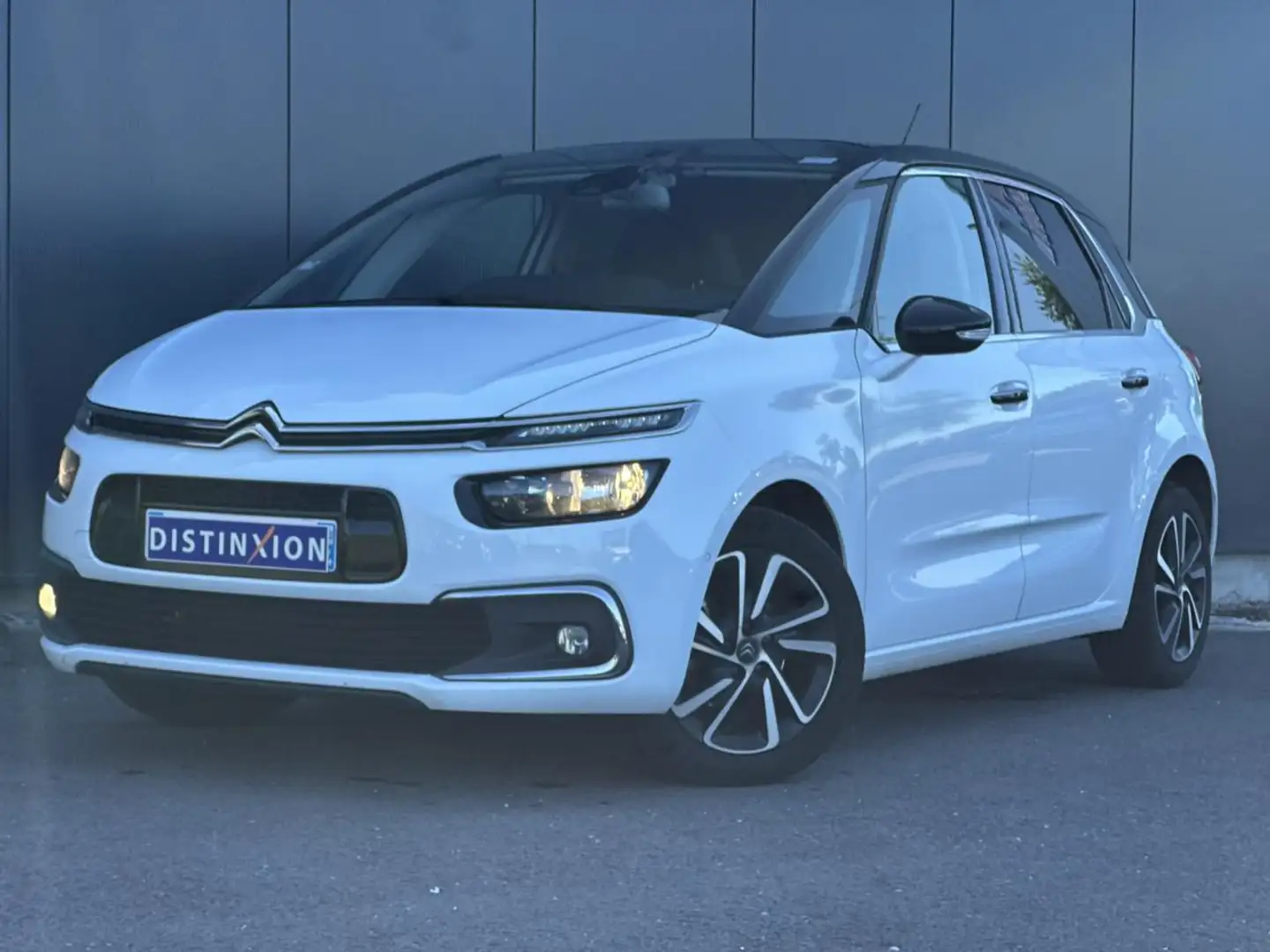 Citroen C4 Picasso 1.6 BlueHDi 120 EAT6 Shine avec Hayon électrique C Blanc - 2