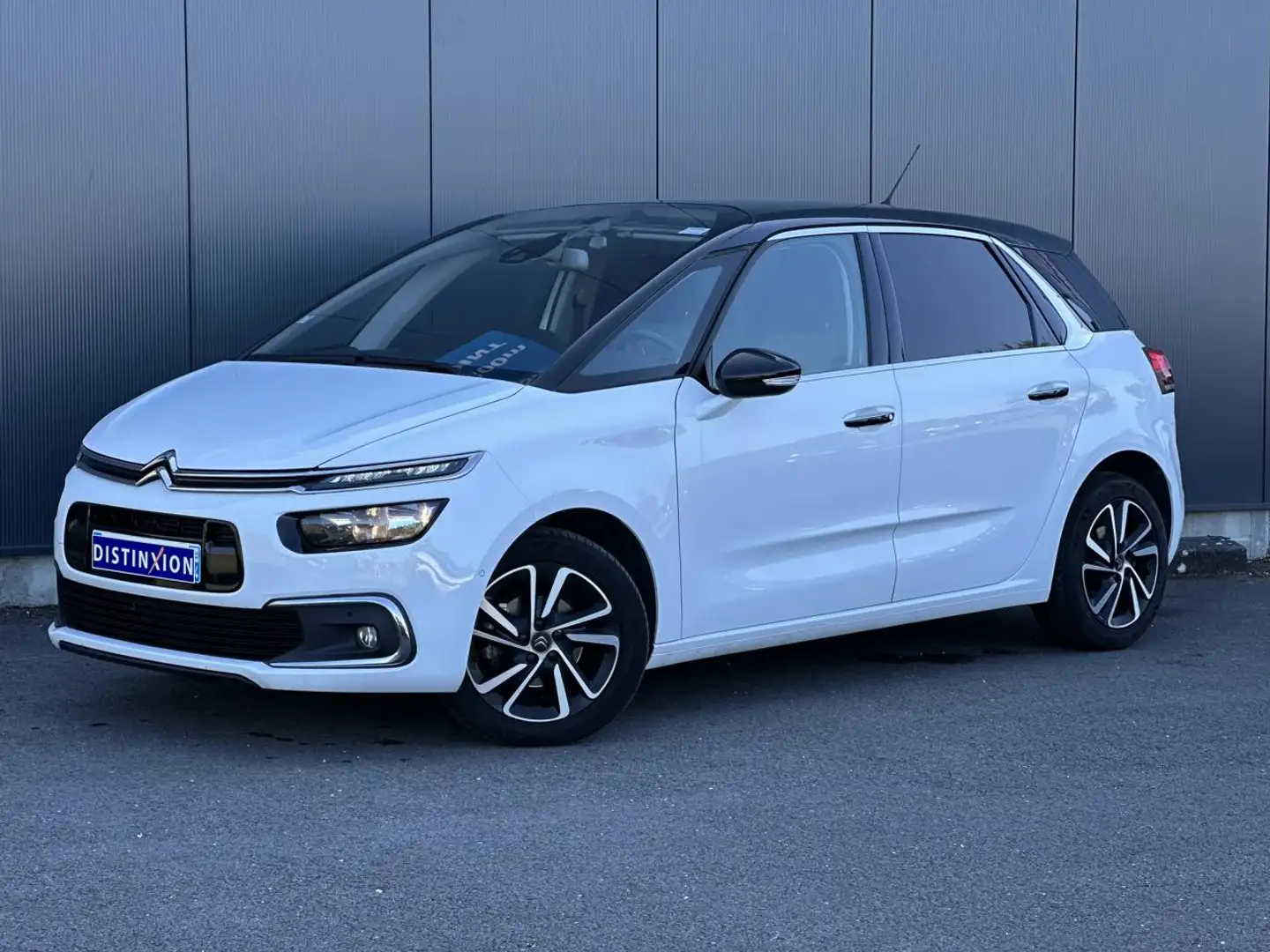 Citroen C4 Picasso 1.6 BlueHDi 120 EAT6 Shine avec Hayon électrique C Blanc - 1
