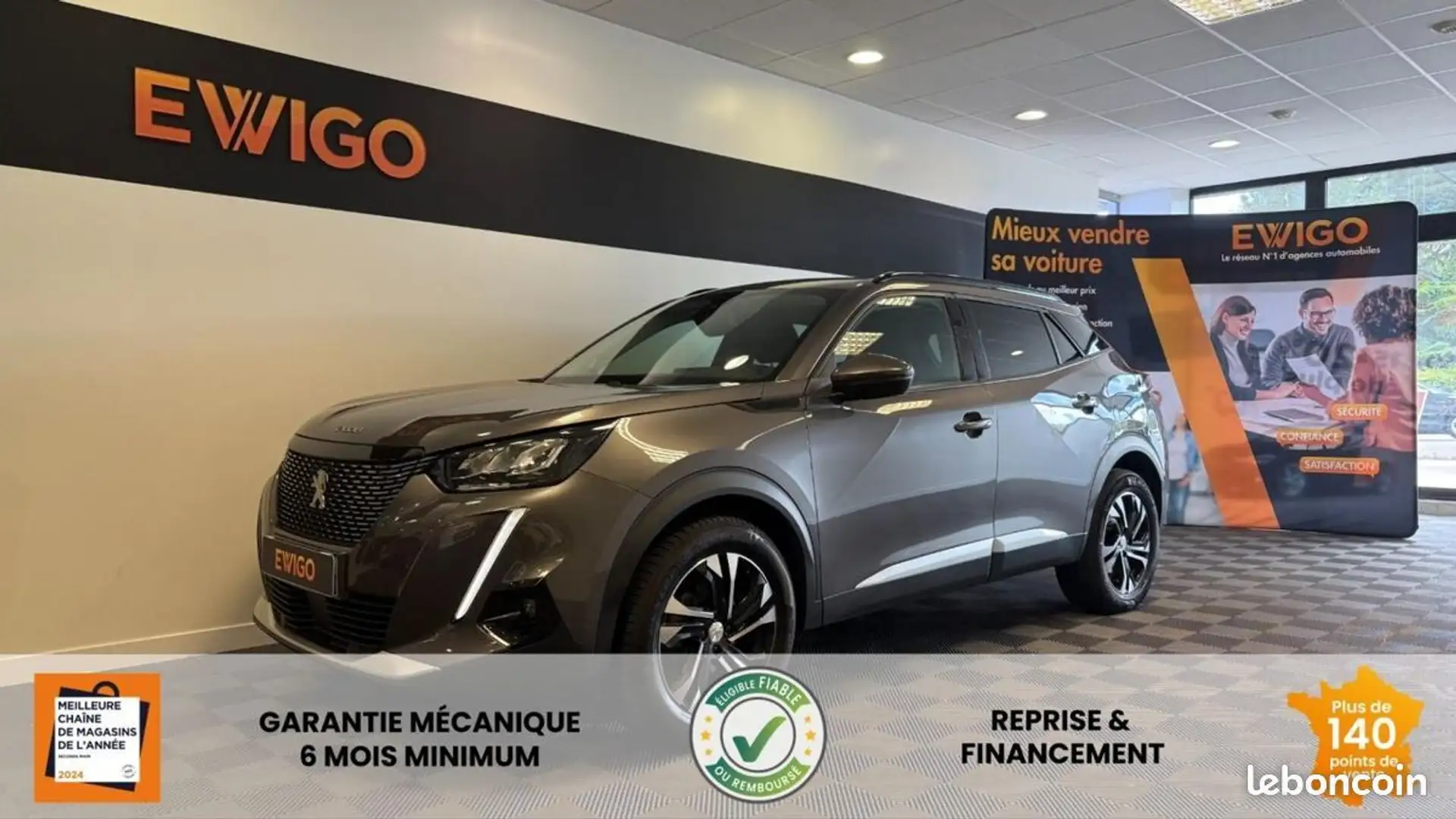 Peugeot 2008 GENERATION-I 1.2 PURETECH 130ch ALLURE BUSINESS EA Gris - 1