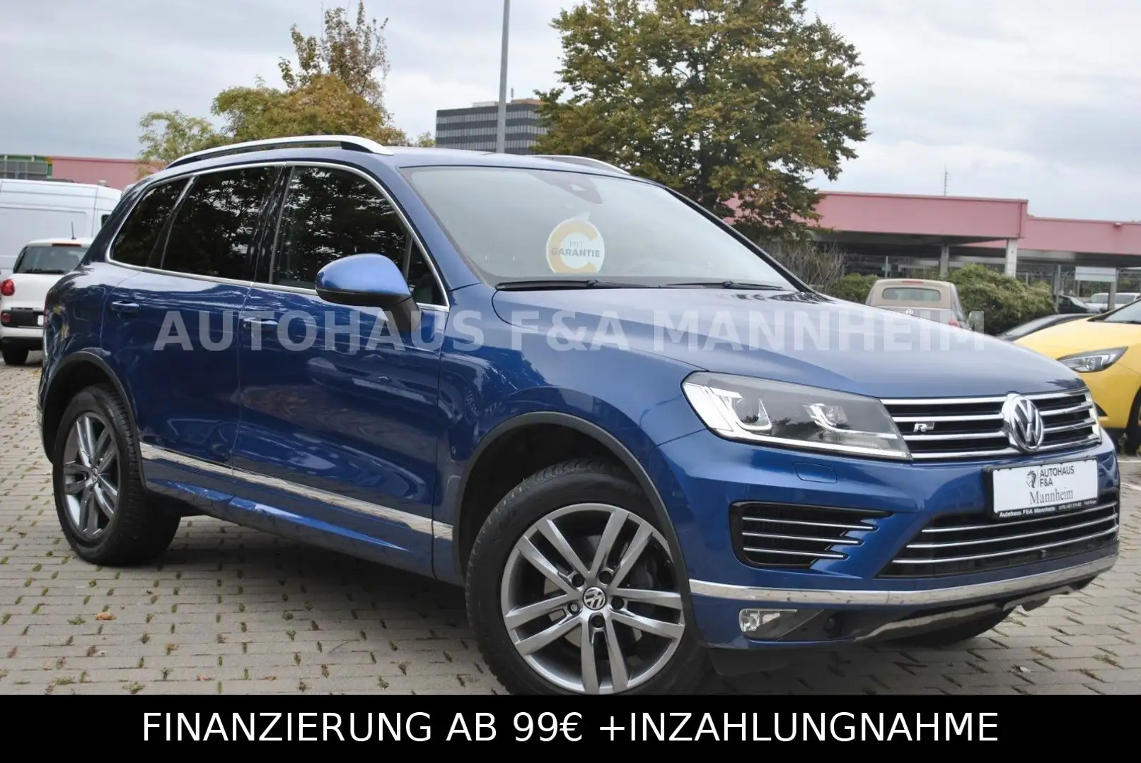 Volkswagen Touareg V6 TDI R-Line Exclusive 4 Motion 2.Hand Bleu - 2