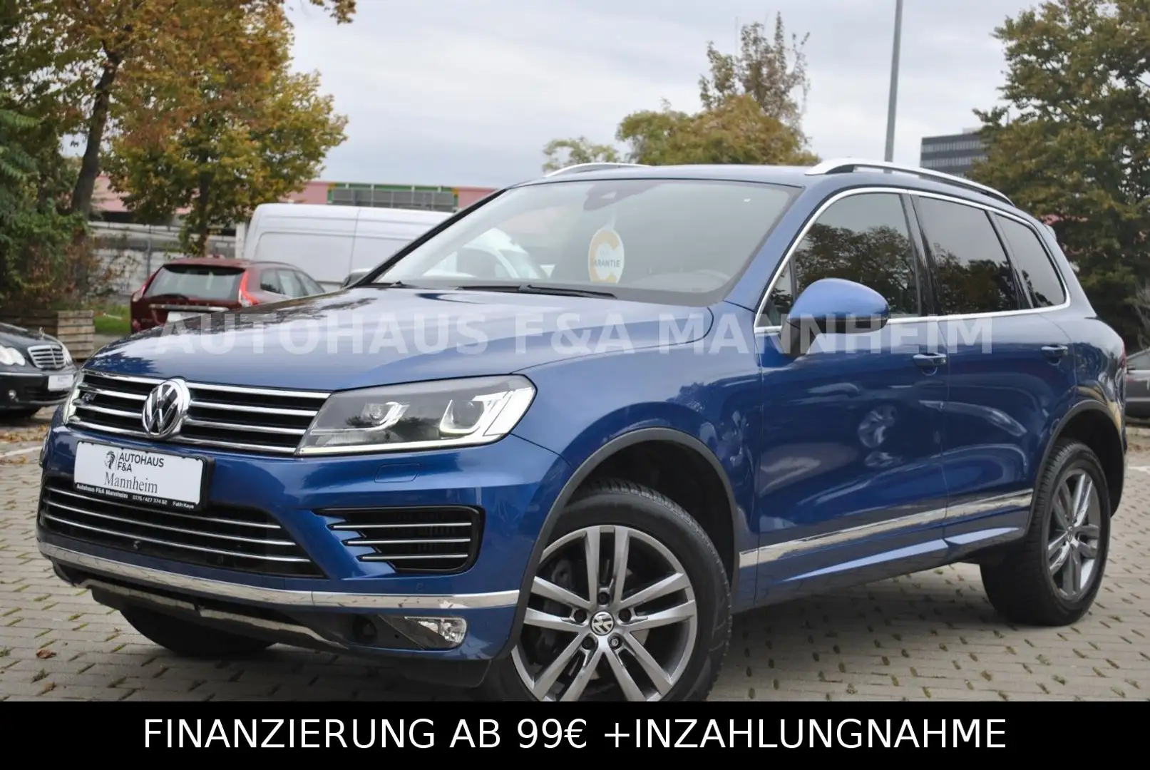 Volkswagen Touareg V6 TDI R-Line Exclusive 4 Motion 2.Hand Bleu - 1