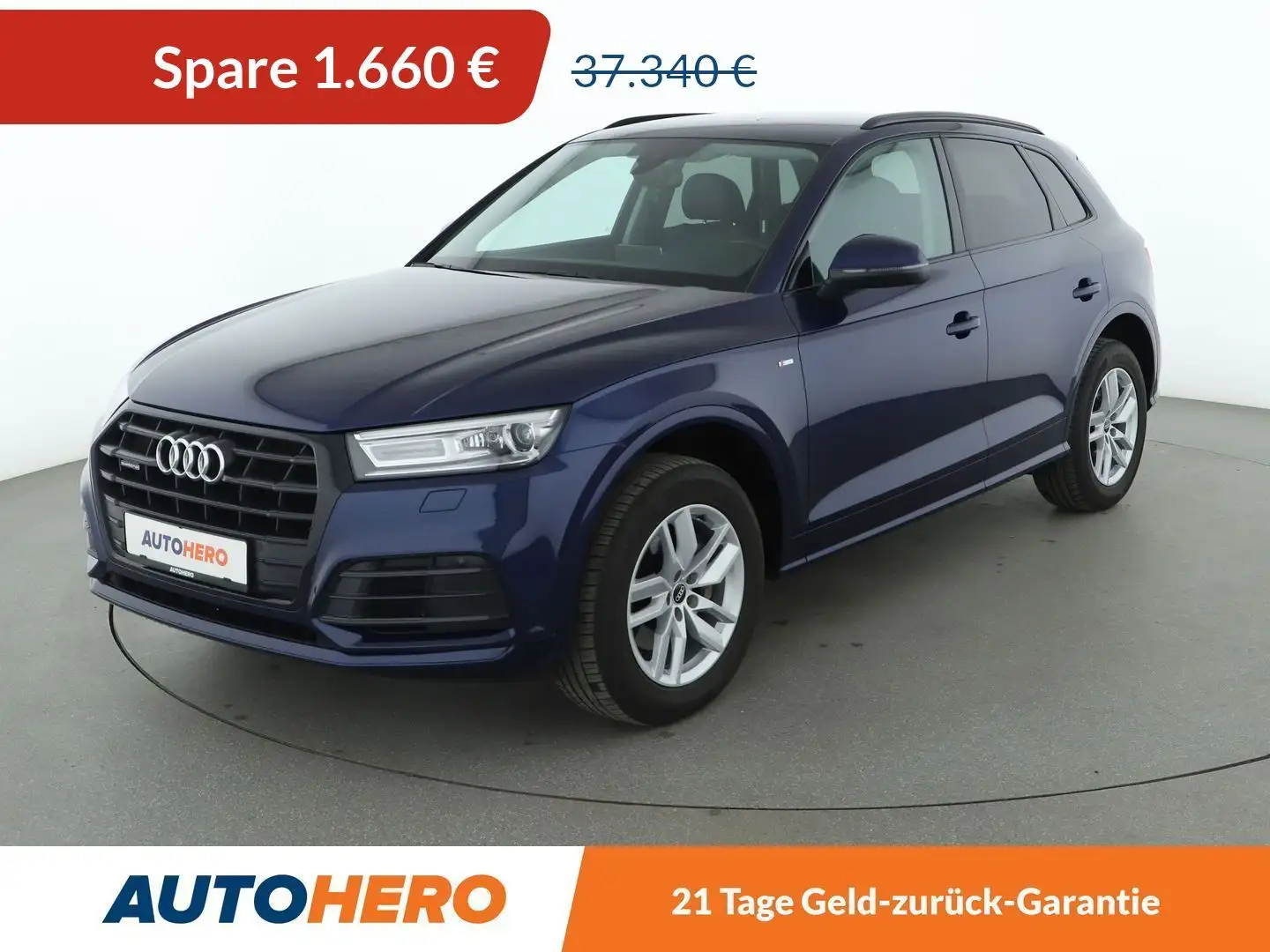 Audi Q5 40 TDI quattro sport Aut.*SLINE*NAVI*BI-XENON*PDC* Niebieski - 1