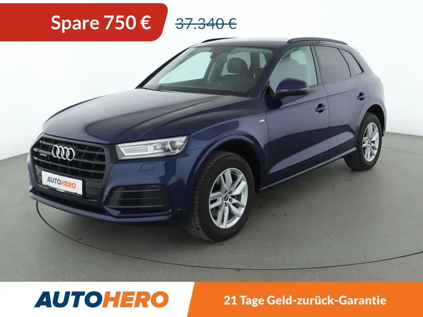 Audi Q5 40 TDI quattro sport Aut.*SLINE*NAVI*BI-XENON*PDC* Blue - 1