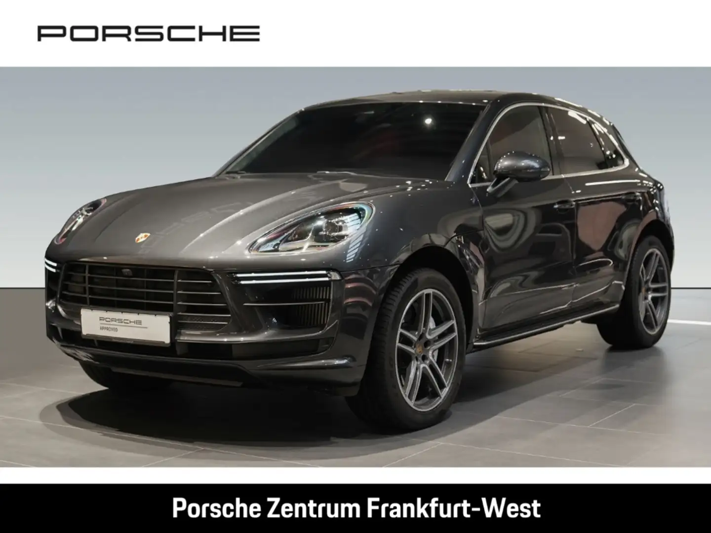 Porsche Macan Turbo Surround-View Luftfederung LED PASM Grau - 1