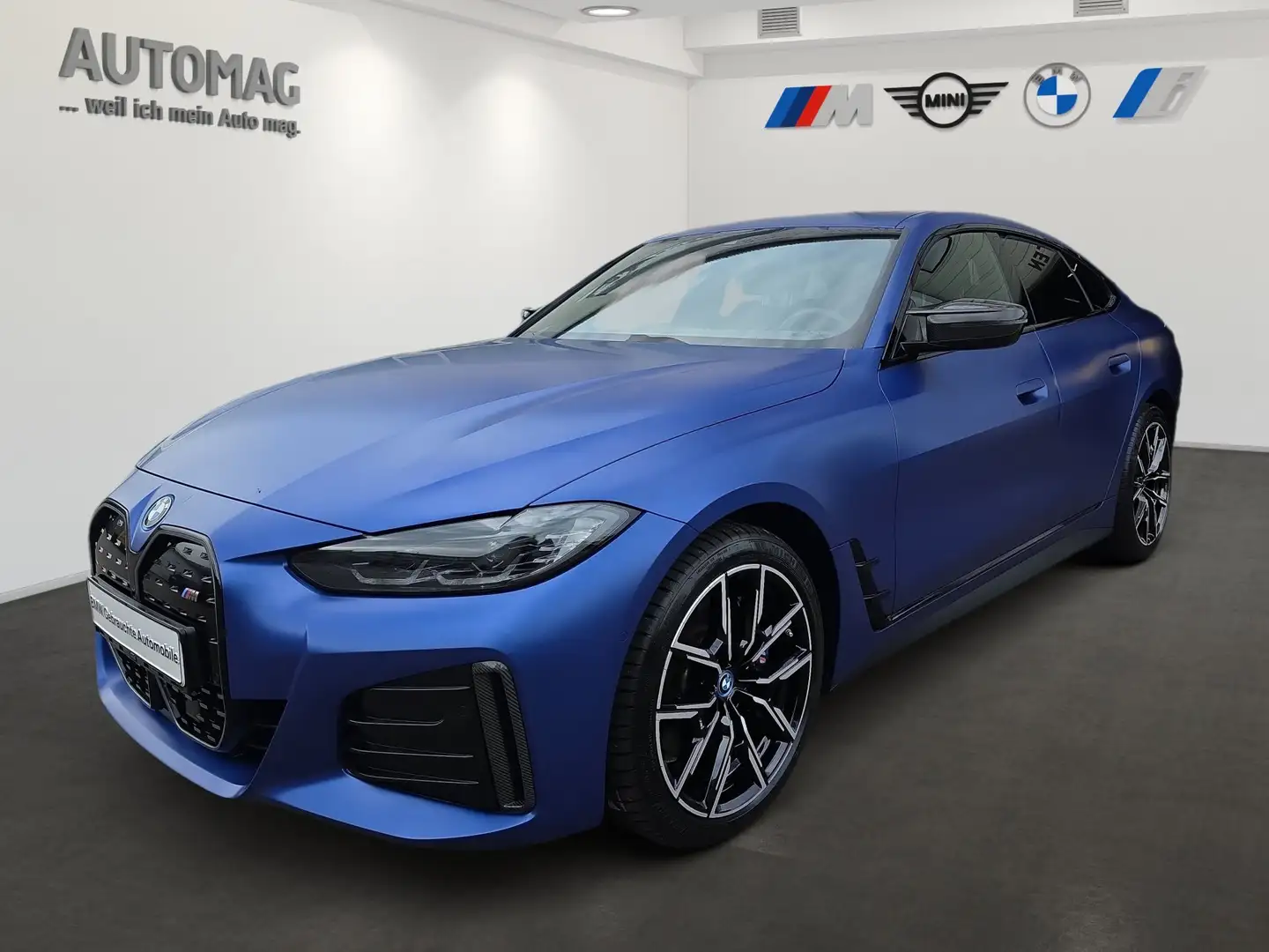 BMW i4 M50 Gran Coupé M Sportbr. HiFi DAB GSD Shz Bleu - 1