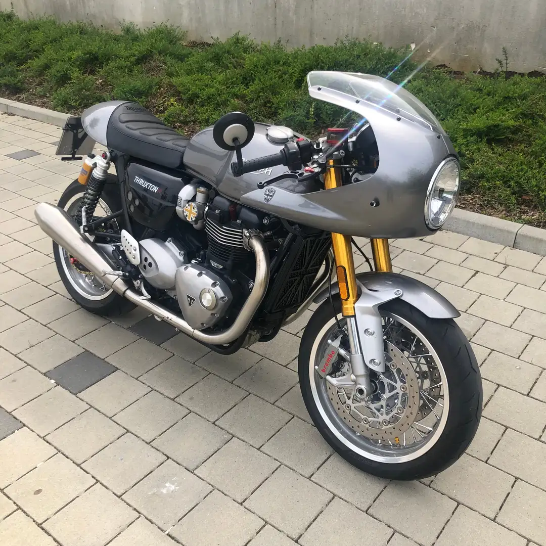 Triumph Bonneville T120 1200 R -TÜV NEU- wenig Kilometer Silber - 1