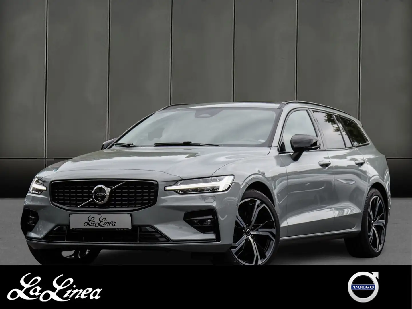 Volvo V60 B4 (B) Ultra Dark NP:65.820,-//360°K/PANO/BLIS Gris - 1
