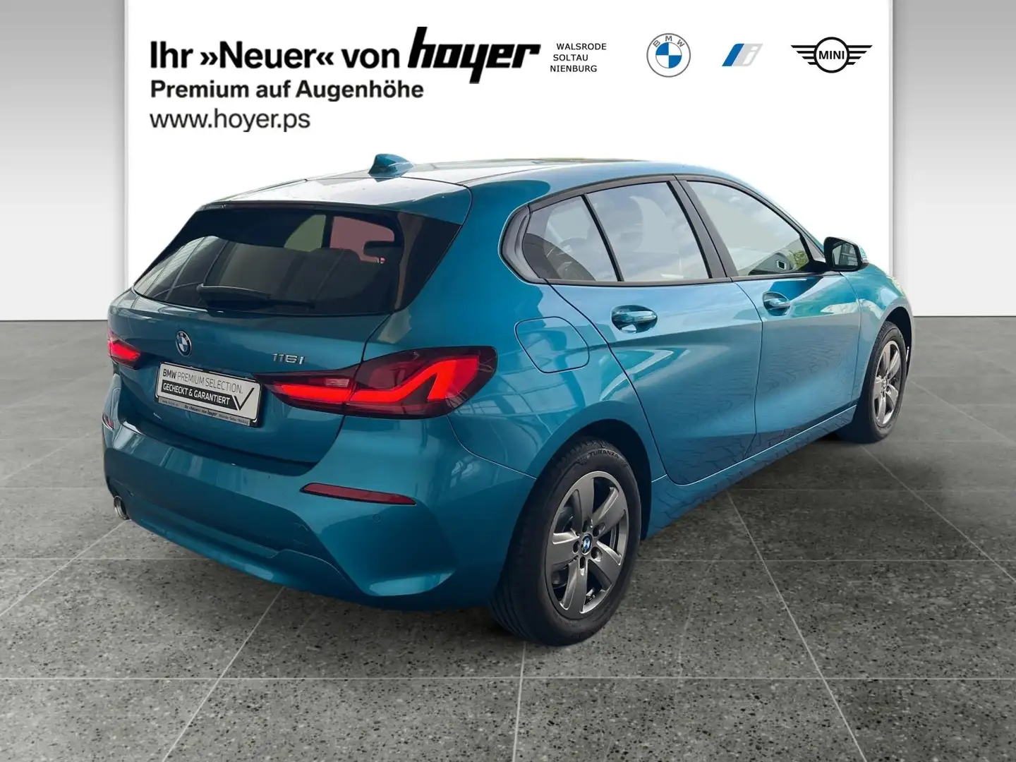BMW 116 i Hatch Advantage DAB LED WLAN Pano.Dach Shz Blau - 2