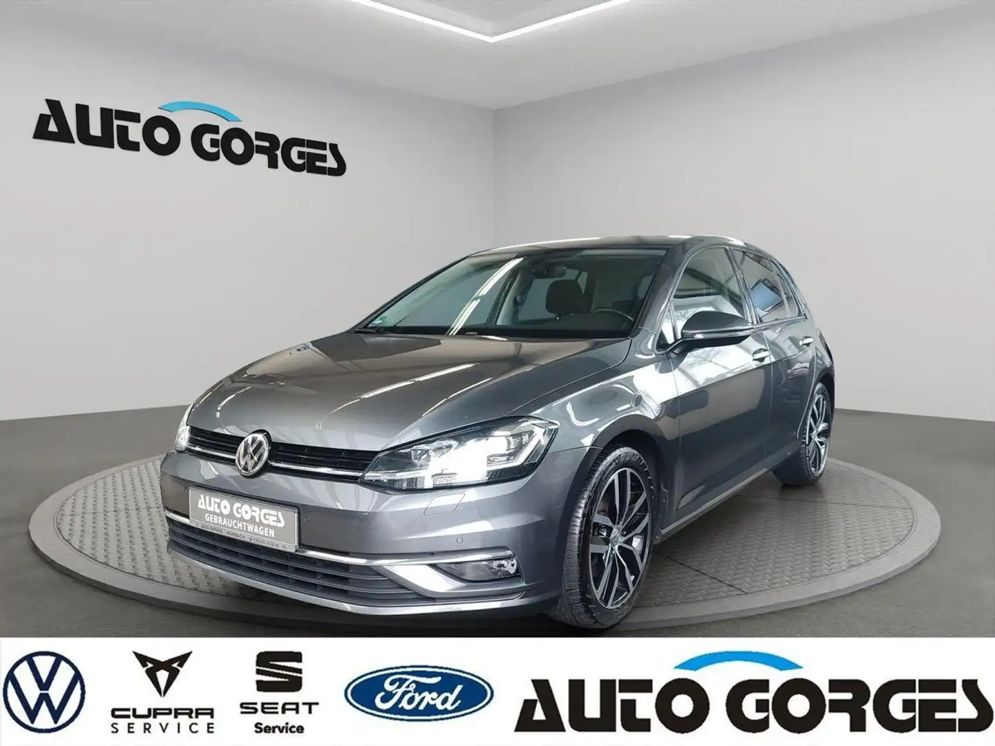 Volkswagen Golf 1.5 l TSI Highline +AHK+ACC+SPORT-PAKET+ Grau - 1