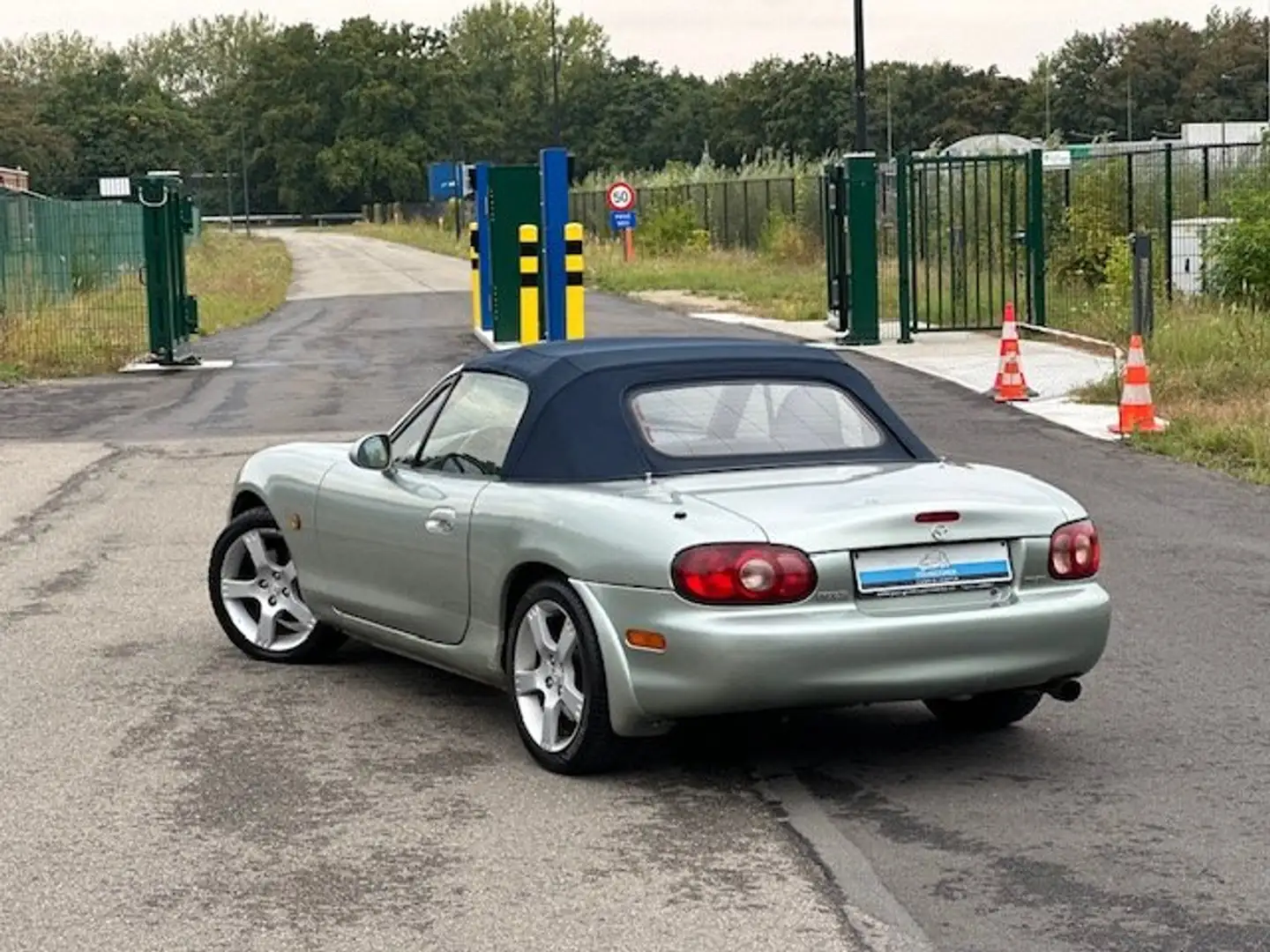 Mazda MX-5 1.6i 16v NBFL Silver Blues | Leder | Windscherm Argento - 2