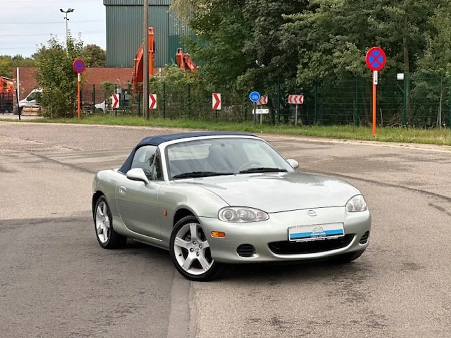 Mazda MX-5 1.6i 16v NBFL Silver Blues | Leder | Windscherm Argento - 1