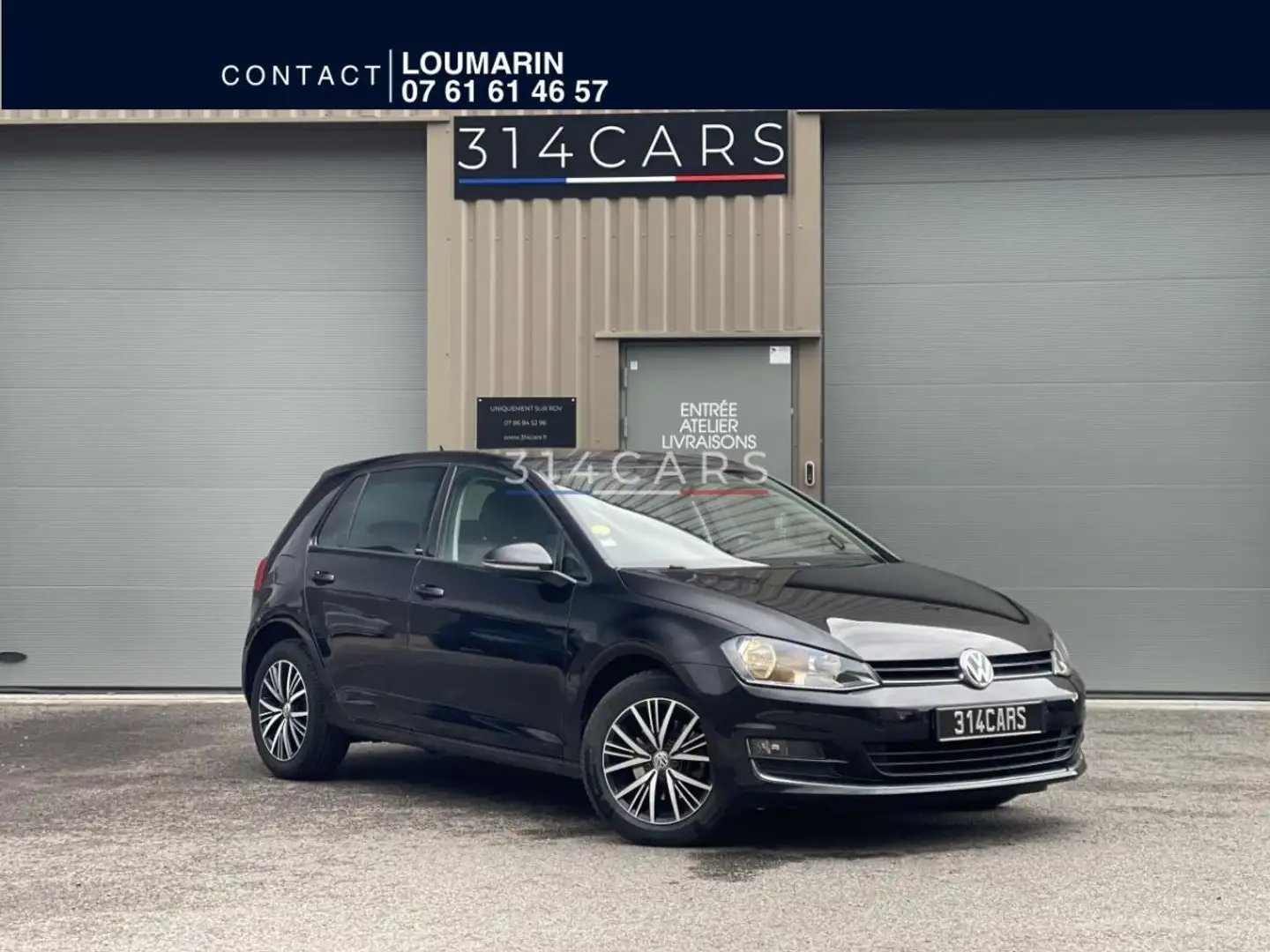 Volkswagen Golf 7 1.6 16V TDI FAP BlueMotion - 110 - BERLINE Match Allstar Schwarz - 1