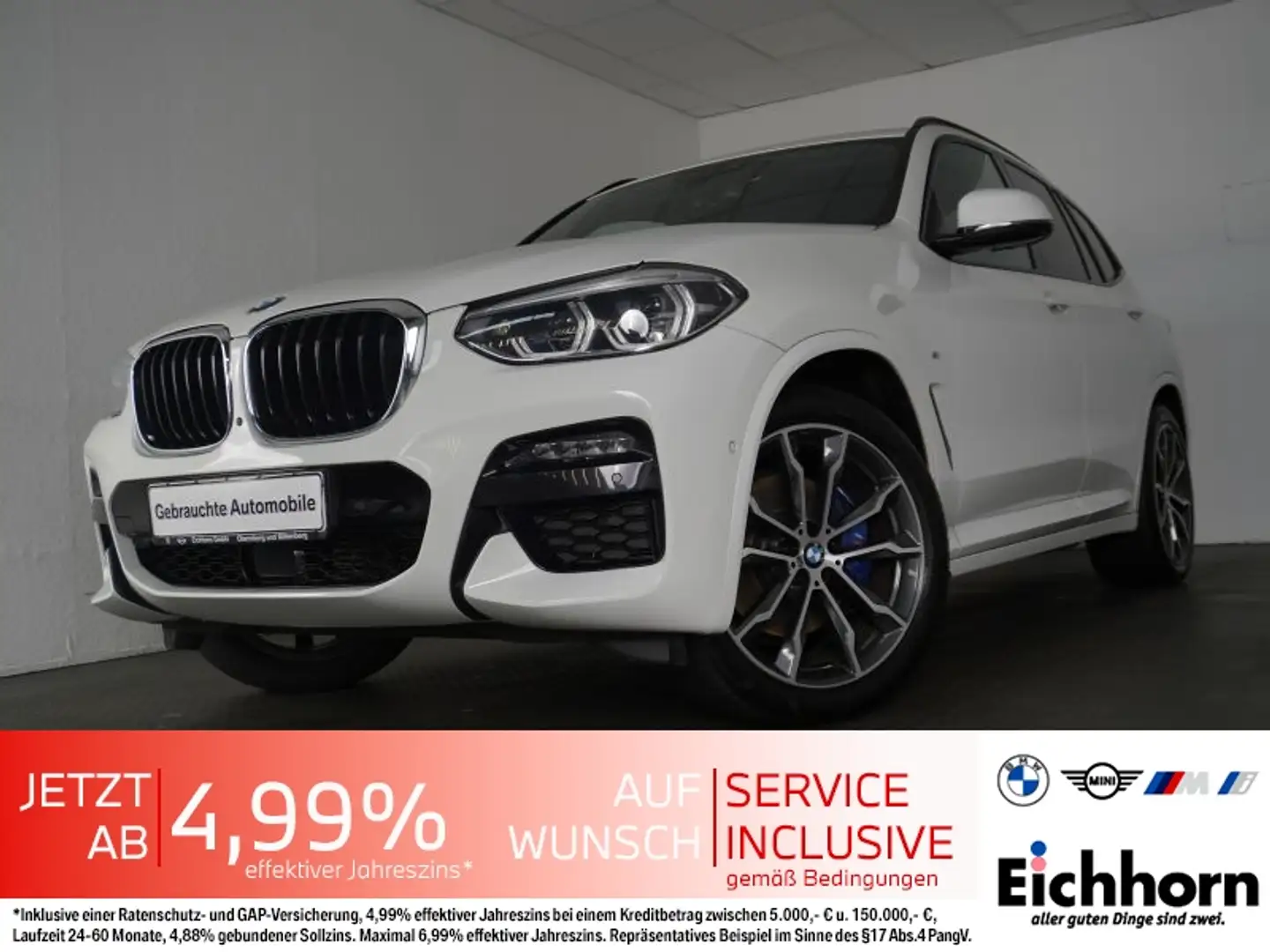 BMW X3 xDrive30d M Sport INNOPAKET.H&K HiFi.AHK.PGSD Weiß - 1