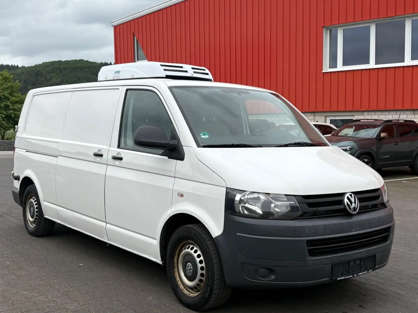 Volkswagen T5 Transporter T5 2.0 TDI lang TiefKühler -20C TÜV Neu AHK 1Han Білий - 1