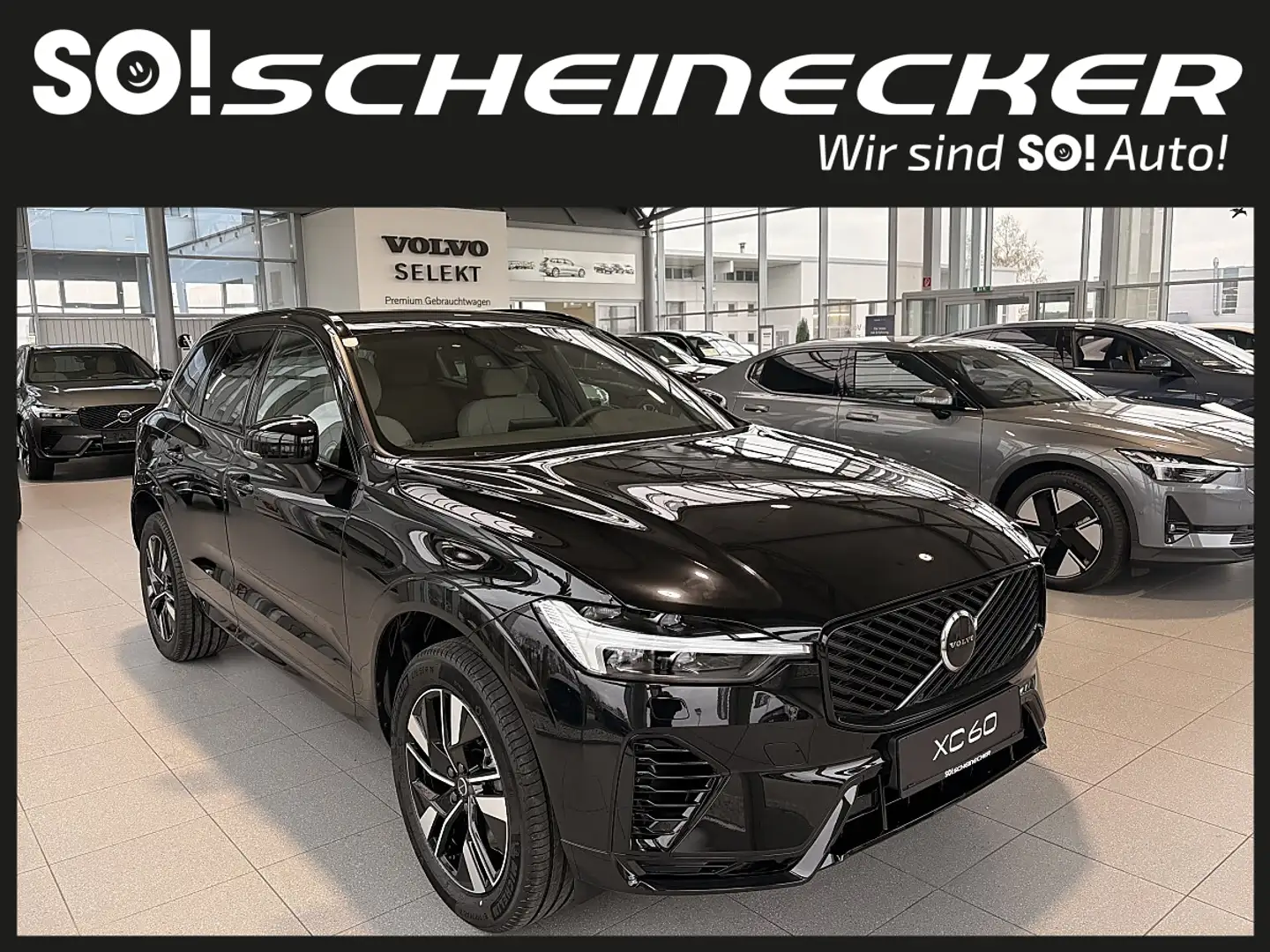 Volvo XC60 T6 AWD PHEV 18,8kWh Plus Dark Aut. Schwarz - 1