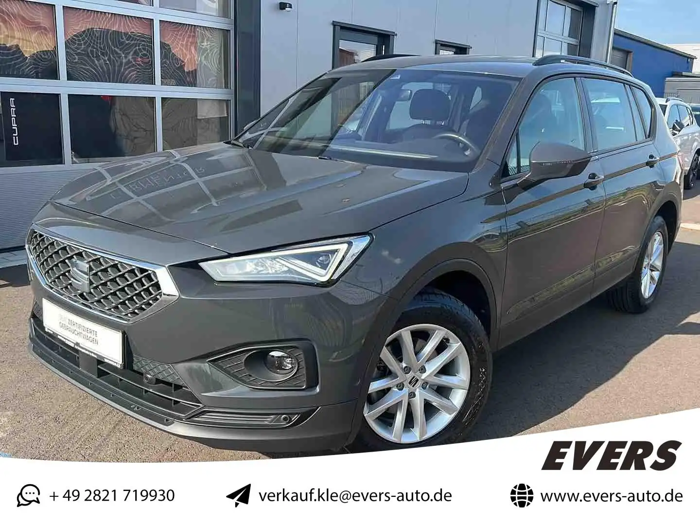 SEAT Tarraco 1.5 TSI DSG NAVI LED PDC SITZHEIZ. ACC Grau - 1
