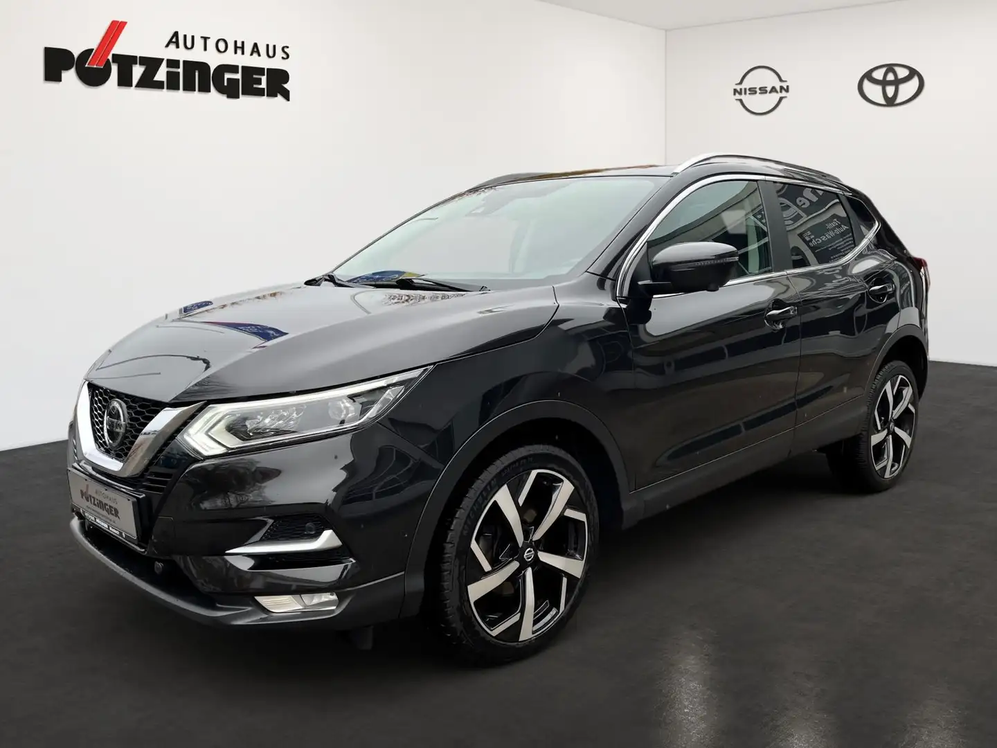 Nissan Qashqai 1.7dCi Tekna 4x4 Xtronic,Nav,LED,PGD,AHK Schwarz - 1