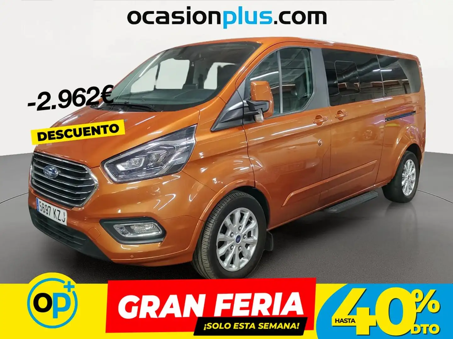 Ford Transit Custom Grand Tourneo 2.0TDCI Titanium Aut. Naranja - 1