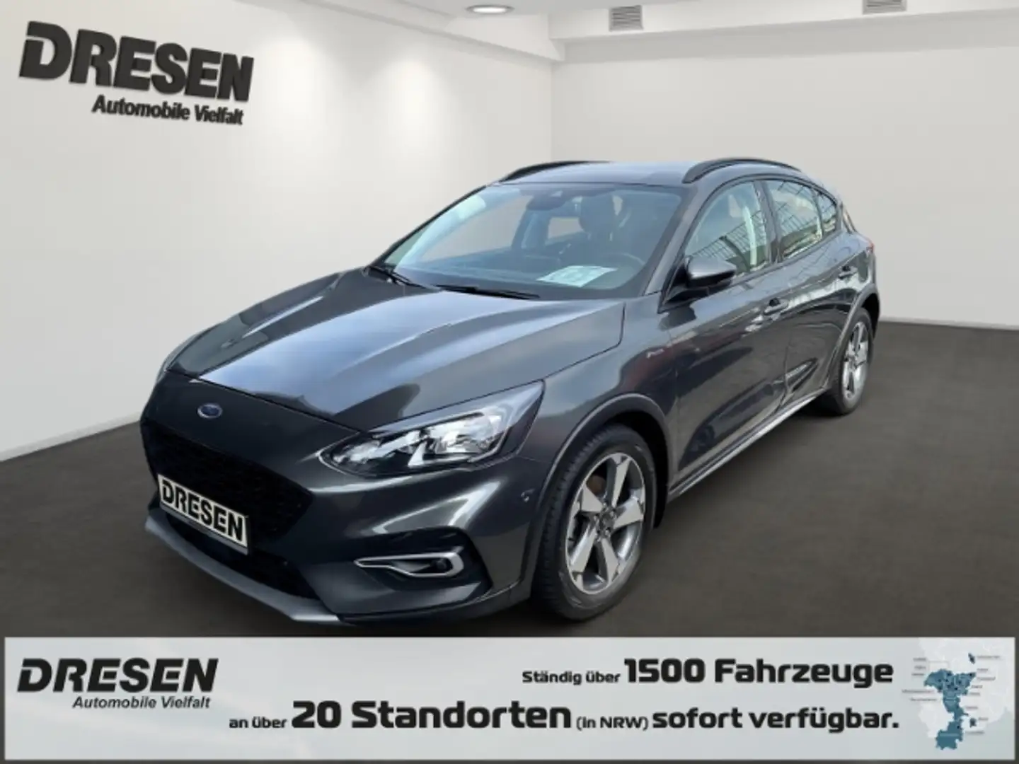 Ford Focus Active 1.0 EcoBoost AHK-abnehmbar Navi LED Apple C Gris - 1
