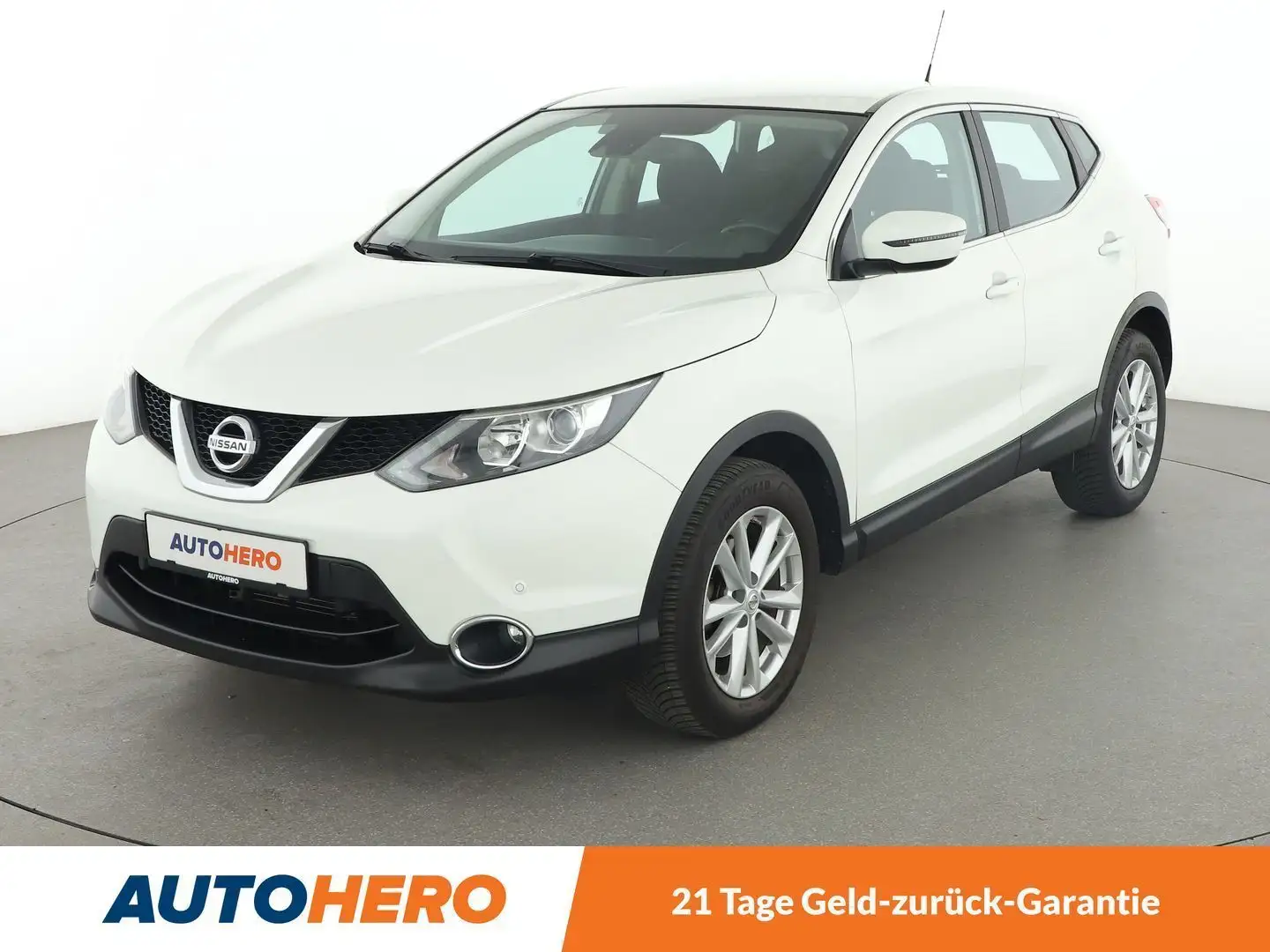 Nissan Qashqai 1.2 Acenta Aut.*SPUR*PDC*SHZ*KLIMA*TEMPO* Weiß - 1