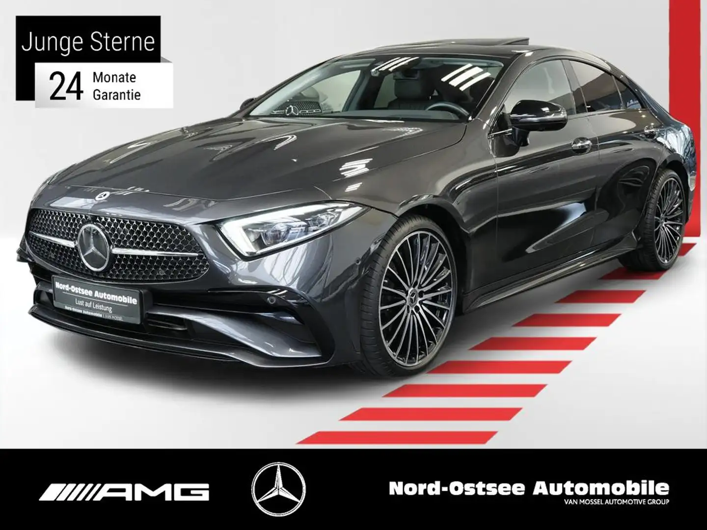 Mercedes-Benz CLS 450 4M AMG 360°-KAM MULTI SHZ NIGHT KLIMA Grau - 1
