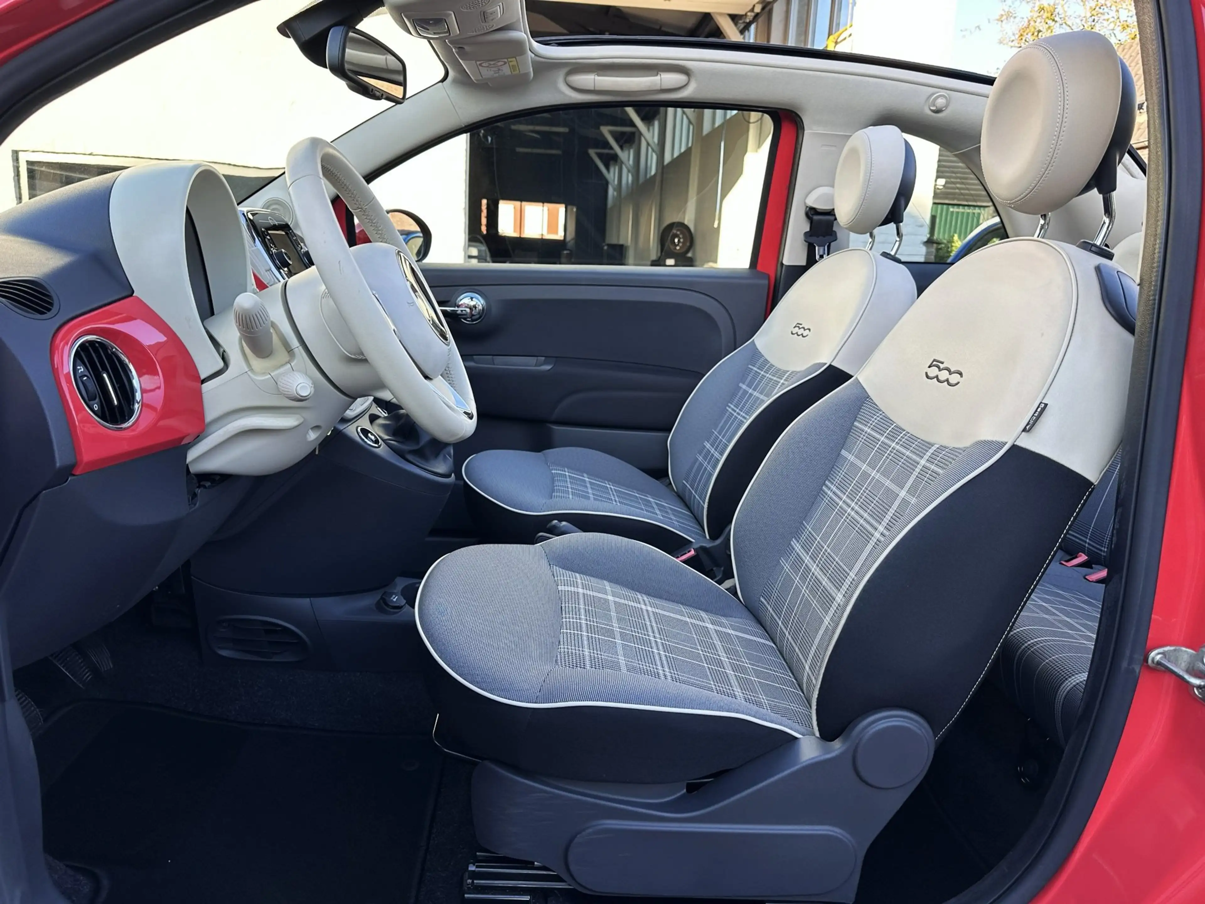 Fiat 500C 1.2 Lounge Cabrio Koraal Clima Cruise PDC — photo 7