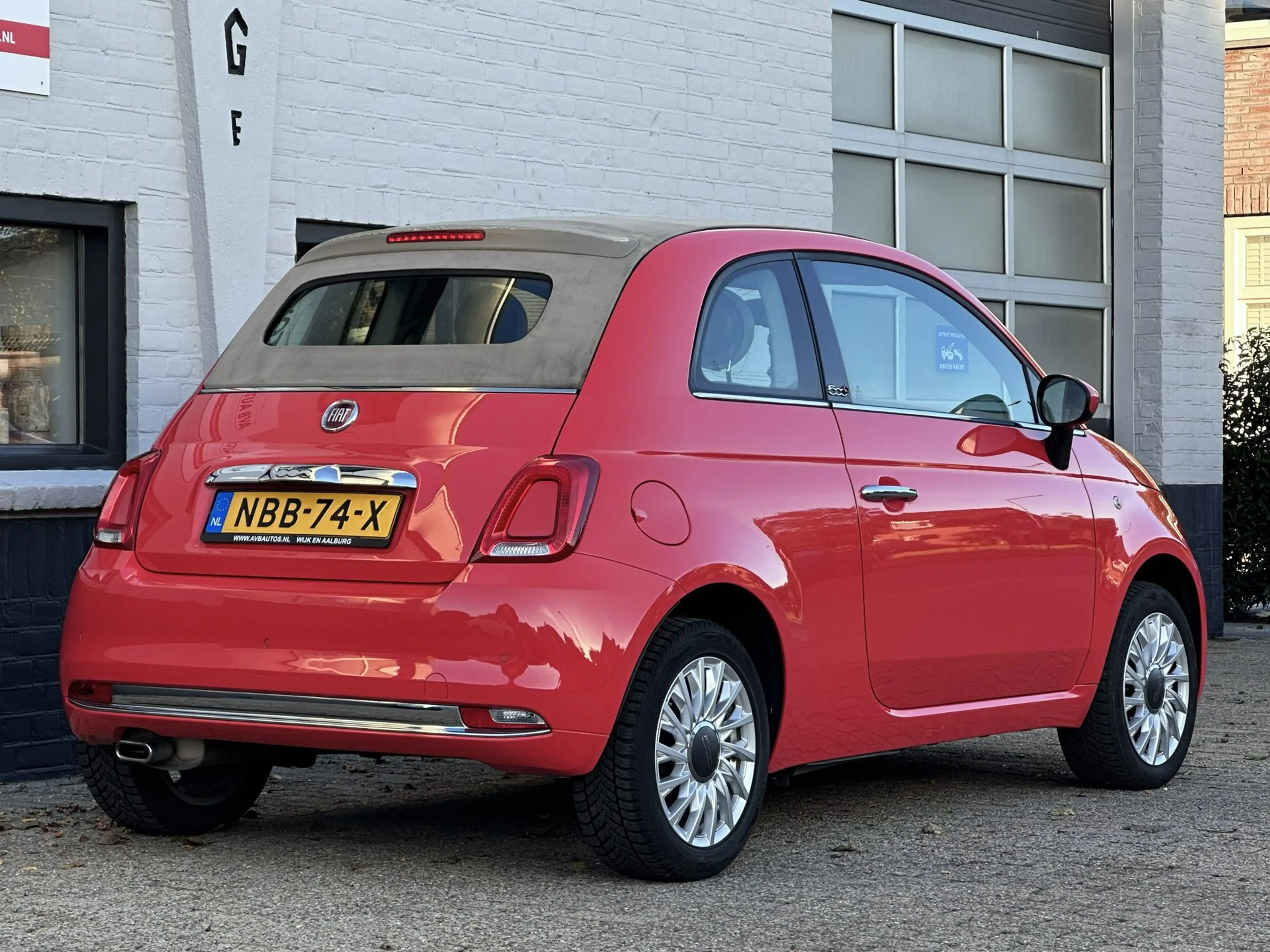 Fiat 500C 1.2 Lounge Cabrio Koraal Clima Cruise PDC — photo 6