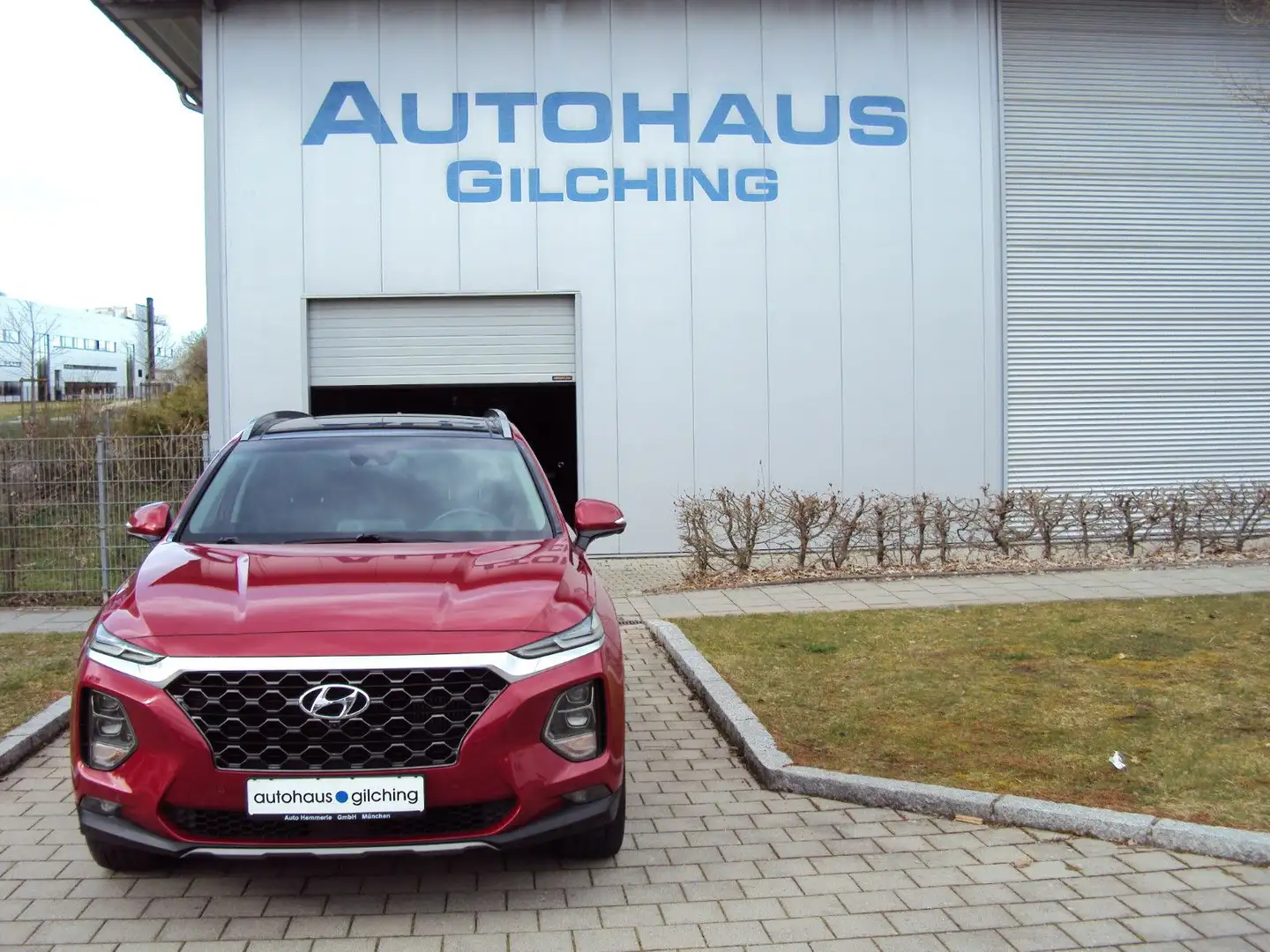 Hyundai SANTA FE Premium 4WD Panorama AHK 7-Sitze ! Rouge - 1