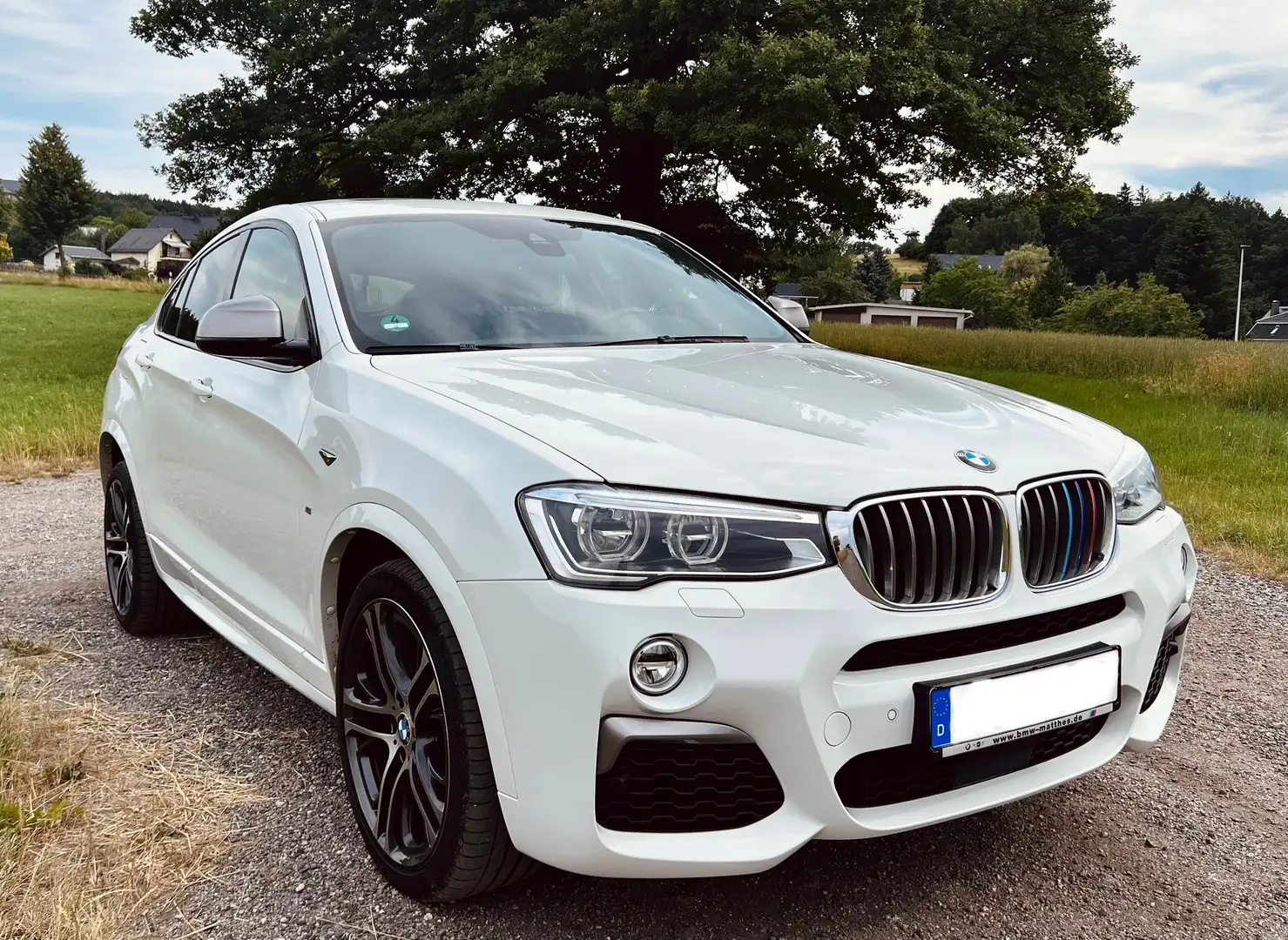 BMW X4 M X4 M40i Sportpaket AHK HuD H&K LED Navi Blanco - 2
