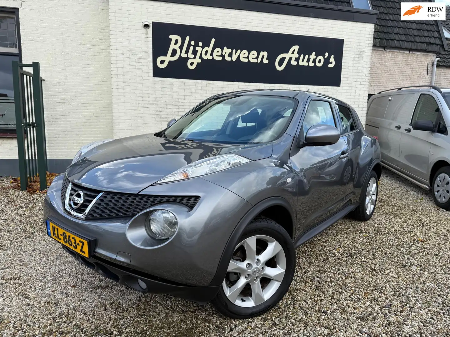 Nissan Juke 1.6 Acenta Eco Camera | Clima | Cruise | LM | Navi Grau - 1