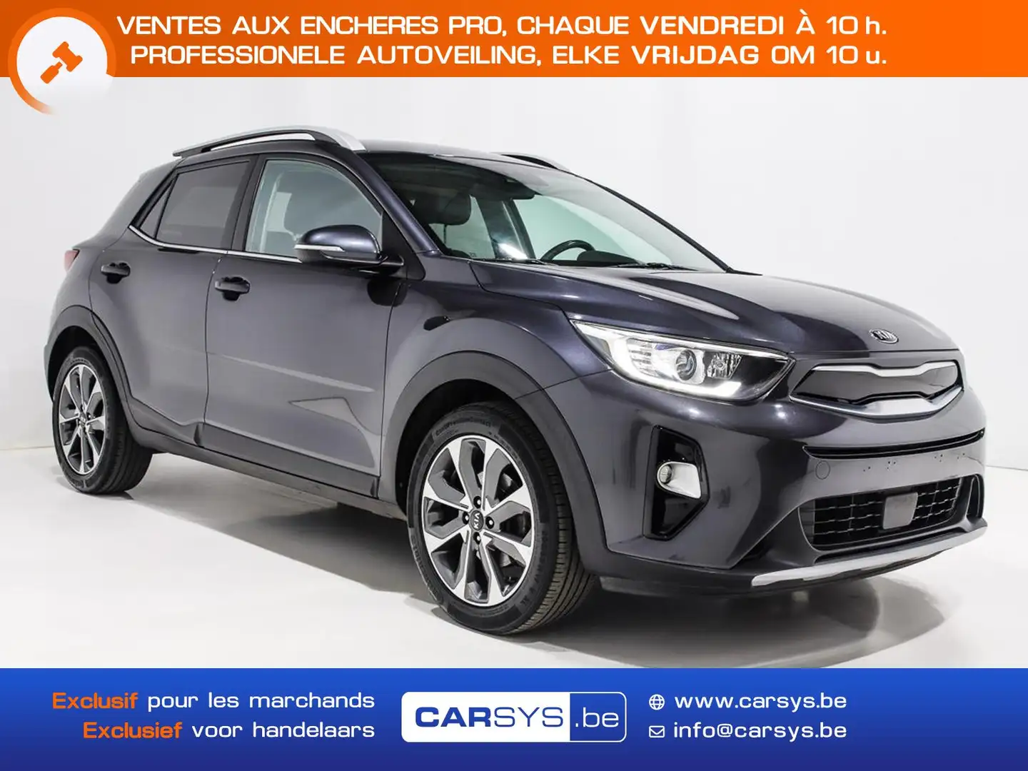 Kia Stonic 1.0 T GDI 120 17 - CAM - GPS Grijs - 1