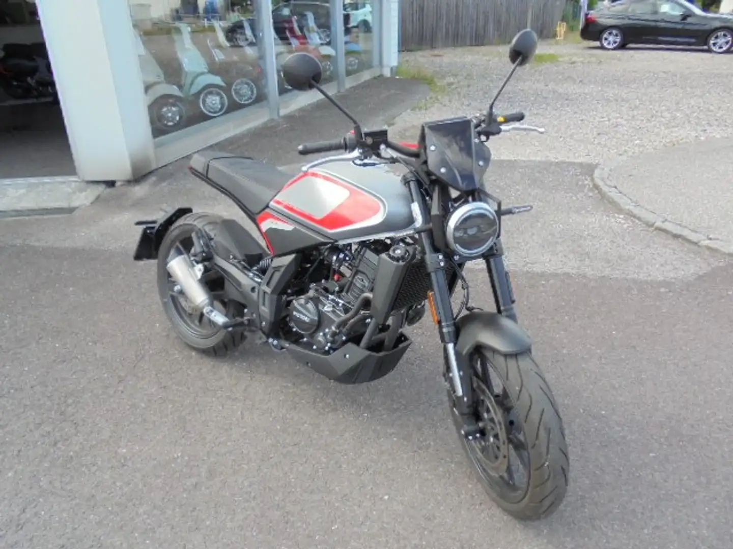 Motobi DL125 Cafe Racer AUCH ZU MIETEN Argent - 1