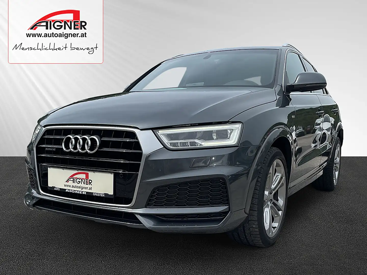 Audi Q3 2,0 TDI Sport quattro S-tronic Grau - 1