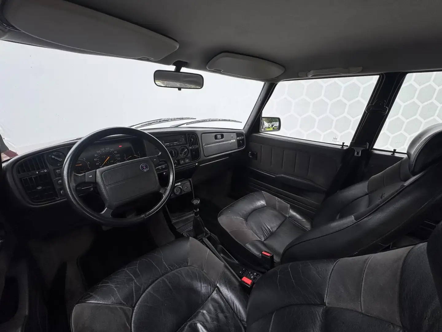 Saab 900 S 2.0 Turbo Leer Elek ramen 5 deurs Unieke auto Czerwony - 2