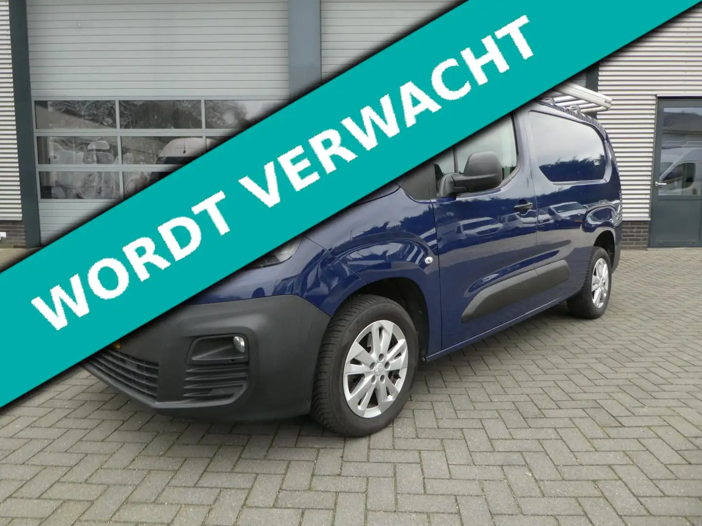 Peugeot Partner 1.5 BlueHDI 102 pk L2 Lang imperiaal airco Blauw - 2
