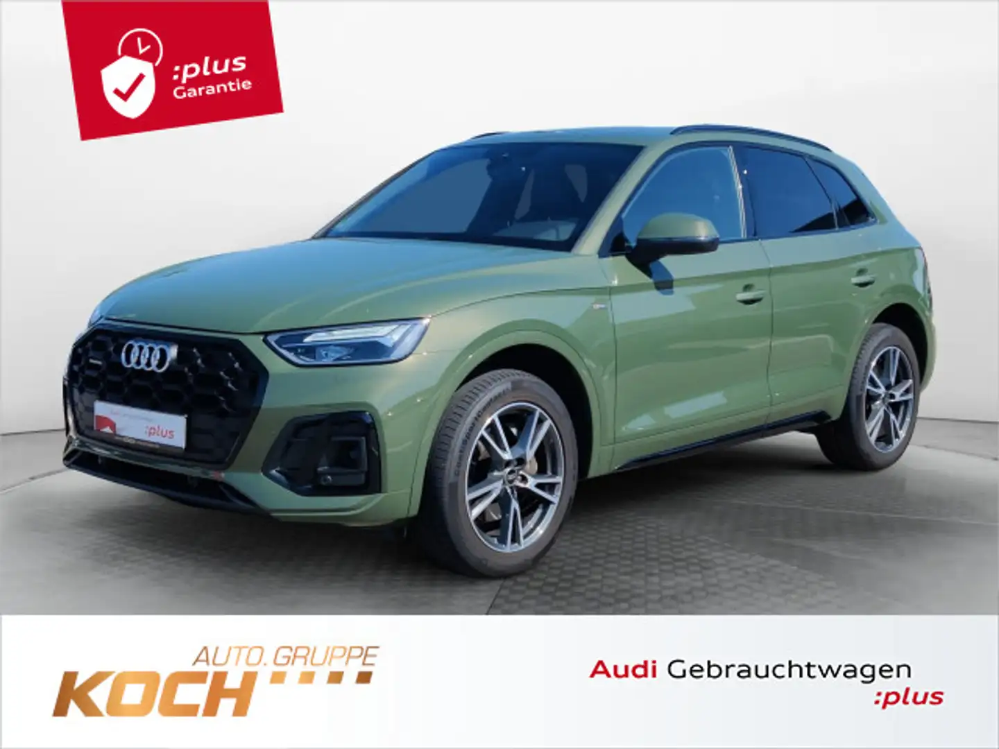 Audi Q5 40 TDI q. S-Tronic S-Line 2x, LED, AHK, RFK, Zöld - 1