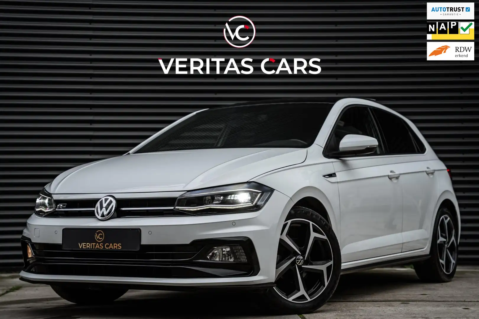 Volkswagen Polo 1.0 TSI R-Line 95PK Pano|ACC|Full Led|Virtual|CarP Blanc - 1