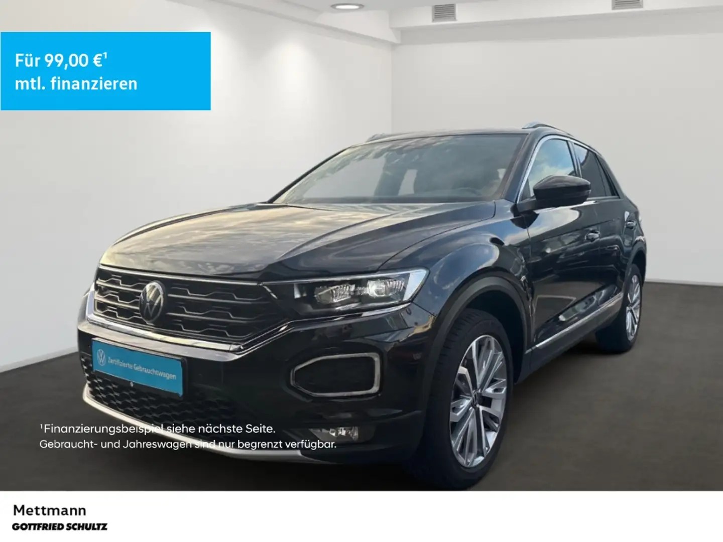 Volkswagen T-Roc 1.5 TSI Style DSG LED NAVI PANO SHZ PDC LM ZV Noir - 1