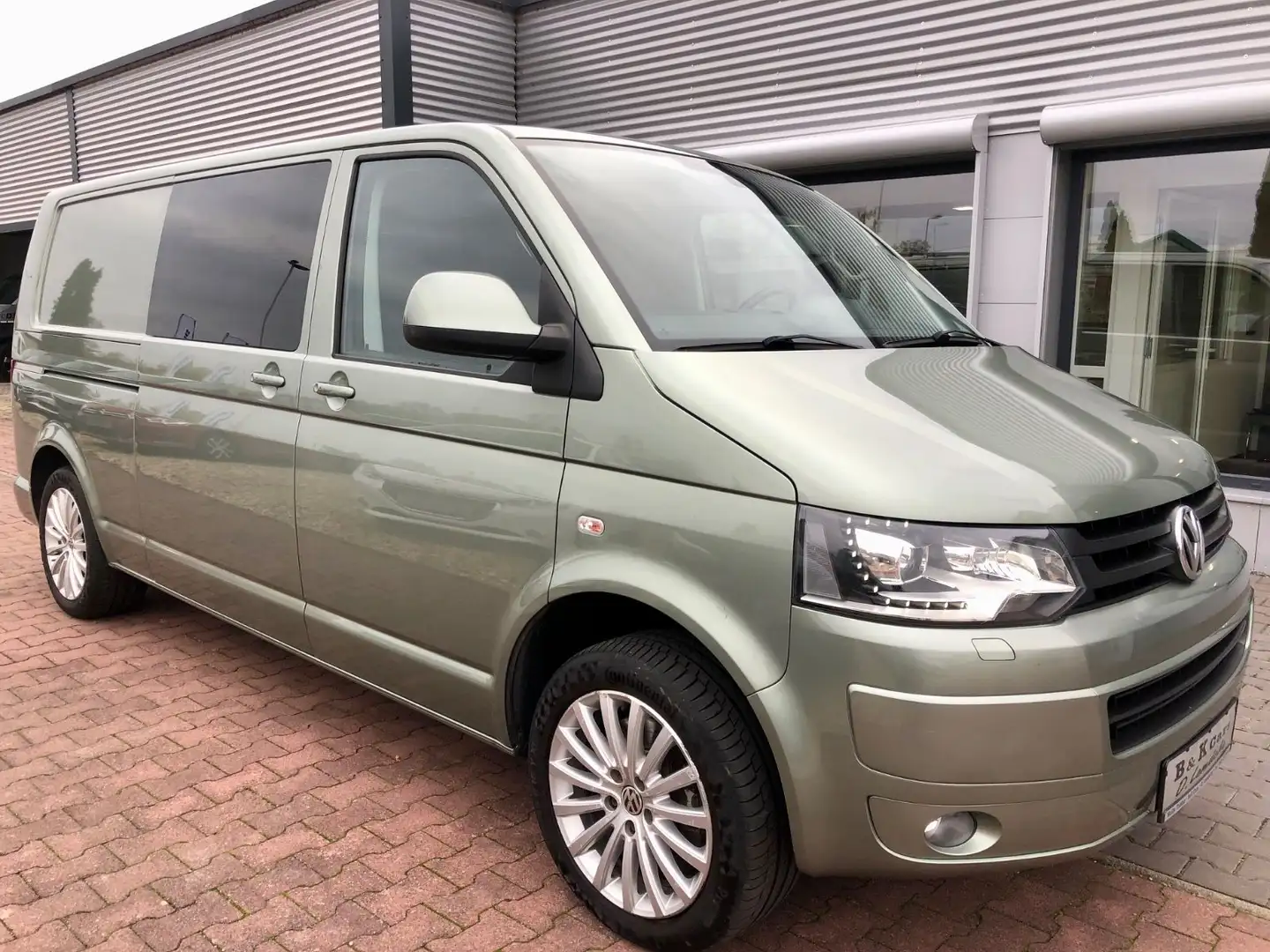 Volkswagen T5 Transporter T5 Kasten Mixto lang Klima/Standheizung/Xenon Grün - 1