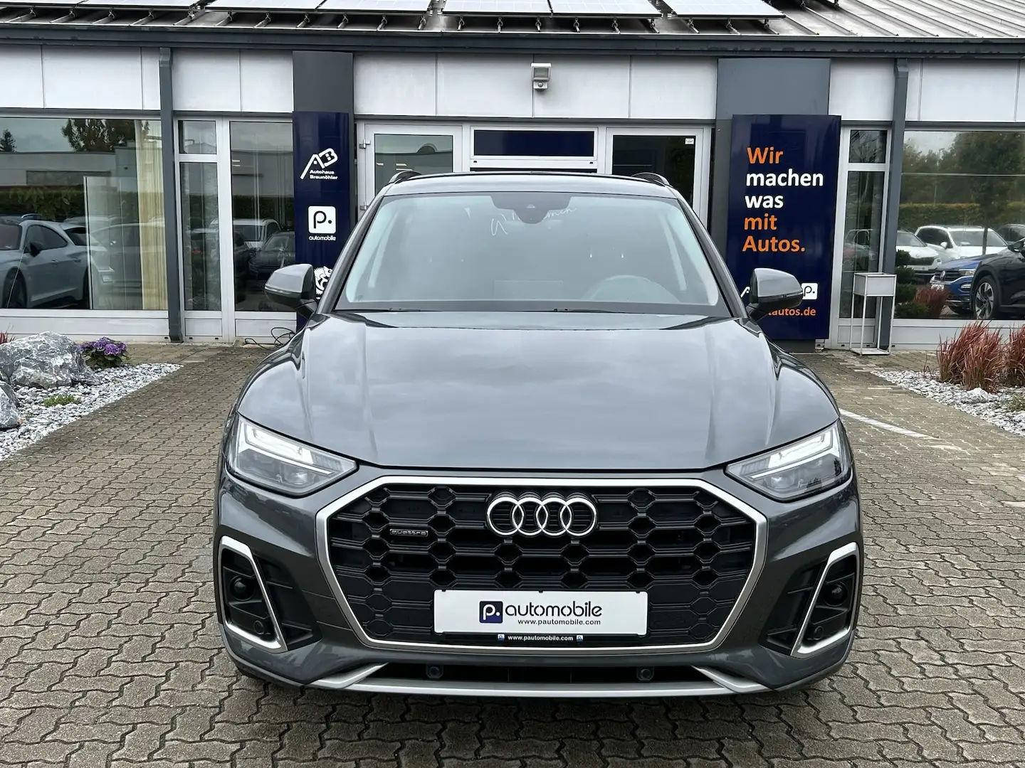 Audi Q5 40 TDI quattro S line S Tronic*LED*NAVI*GRA* Grijs - 1