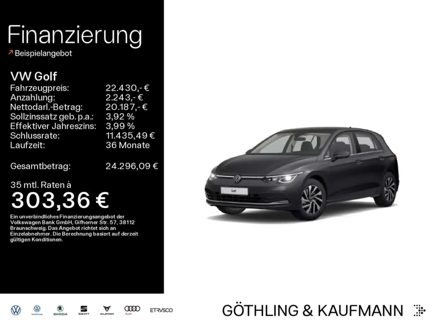 Volkswagen Golf Style 1.4TSI eHybrid*NAVI*SHZ*Alcantara*Ass Grau - 1