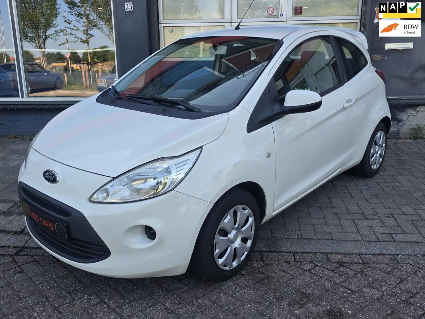 Ford Ka/Ka+ 1.2 Cool & Sound start/stop AIRCO/NAP/ELEK RAMEN Wit - 1