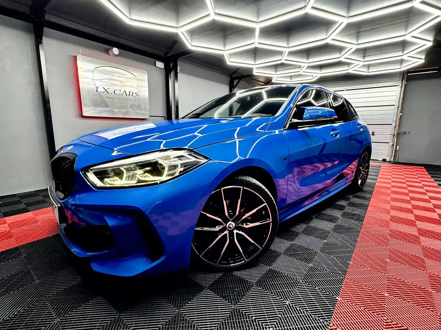 BMW 118 🔺BMW SERIE 1*PACK M PERFORMANCE *BOITE AUTO🔺 Bleu - 2