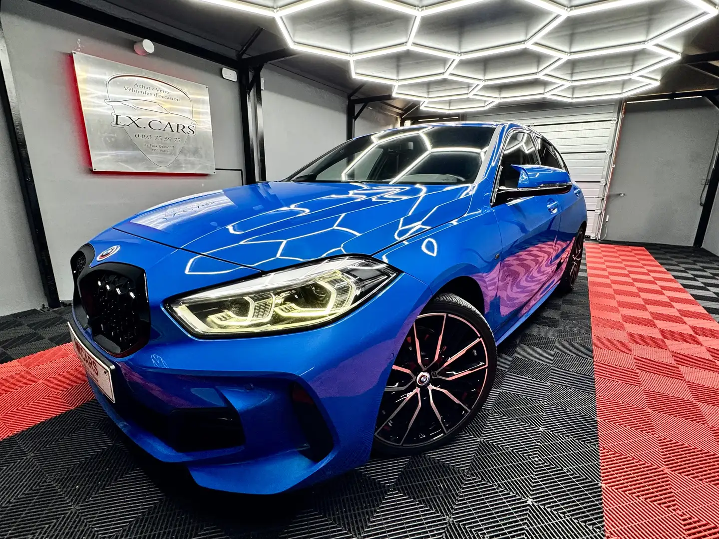 BMW 118 🔺BMW SERIE 1*PACK M PERFORMANCE *BOITE AUTO🔺 Bleu - 1