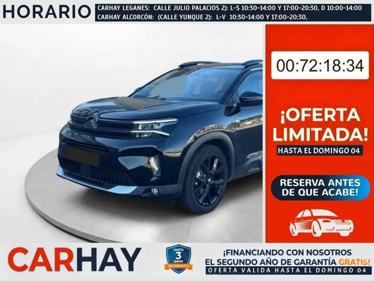 Citroen C5 Aircross PureTech 96kW (130CV) S&amp;S You Negro - 1