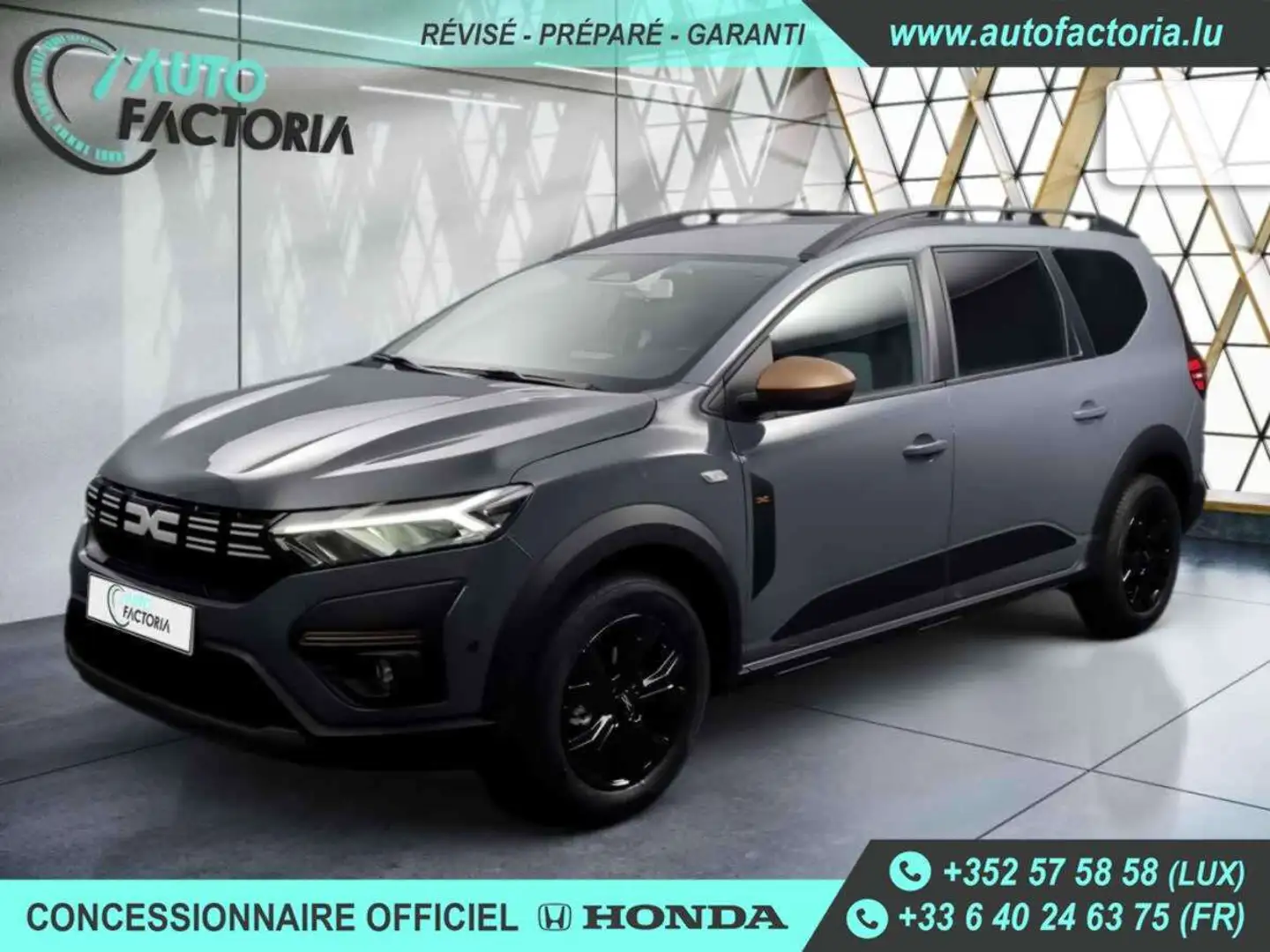 Dacia Jogger 1.0 ECO-G 100cv Extreme+GPS+CAM+LED+CLIM+Opts Grijs - 1
