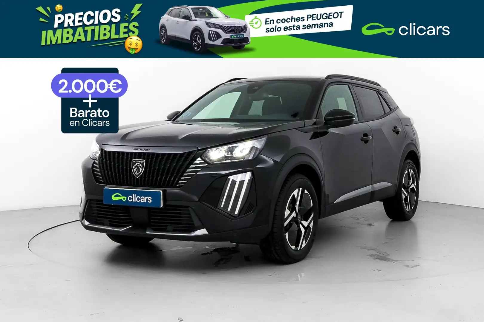 Peugeot 2008 Hybrid 136 Allure eDCS6 Negro - 1