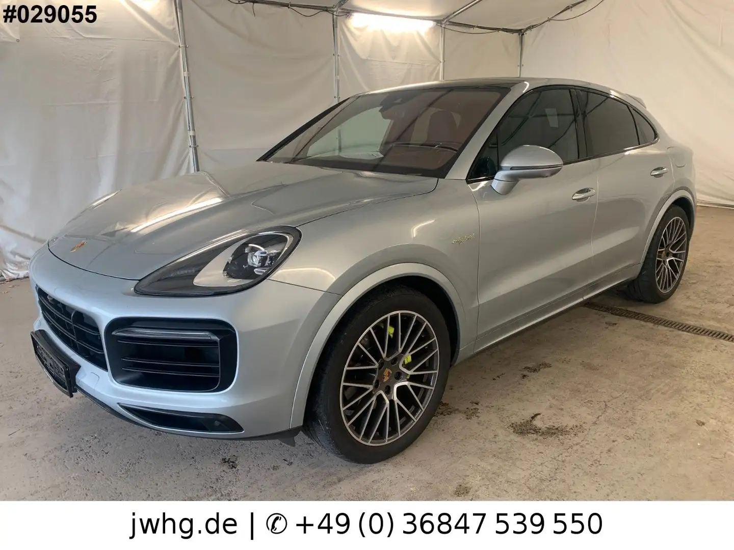 Porsche Cayenne Coupe E-Hybrid 360|Pano|HeadUp|21|Bose Silber - 1