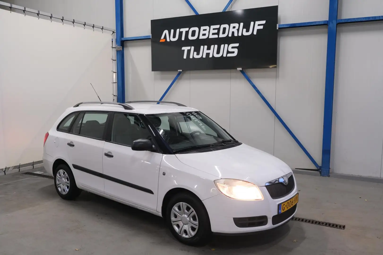 Skoda Fabia Combi 1.2-12V Go - Verbruikt Olie! Blanco - 1